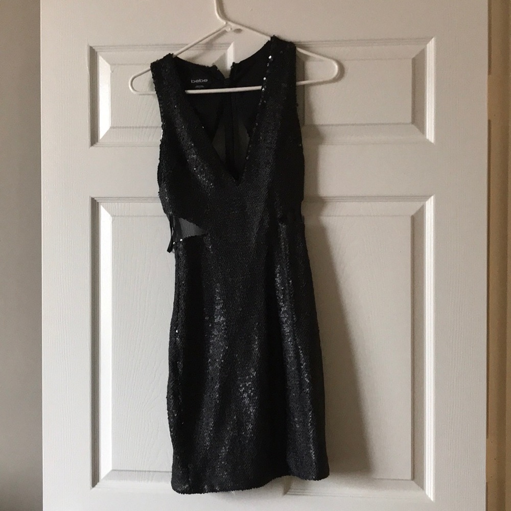 Black Sequin Dress